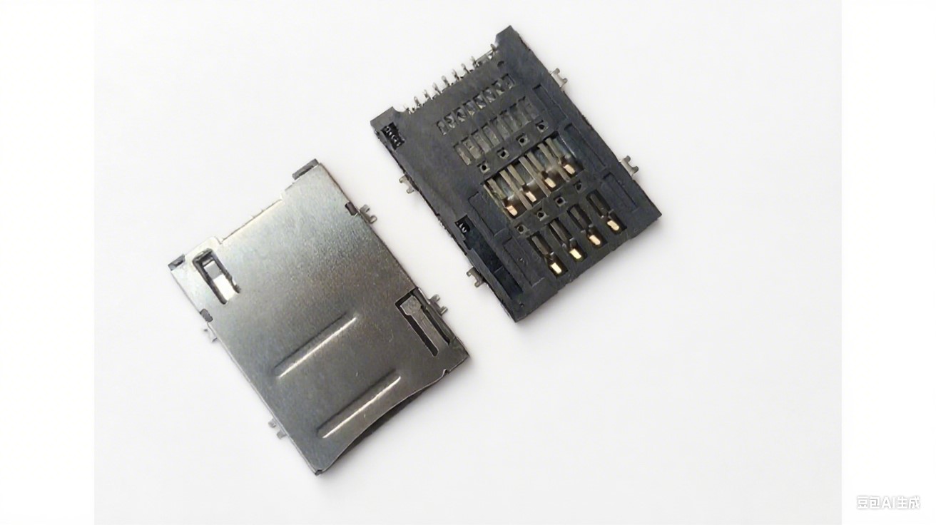 mini sim 2FF-sim push push type 8pin full pin and 1 detect pin connector pin to pin 476030001