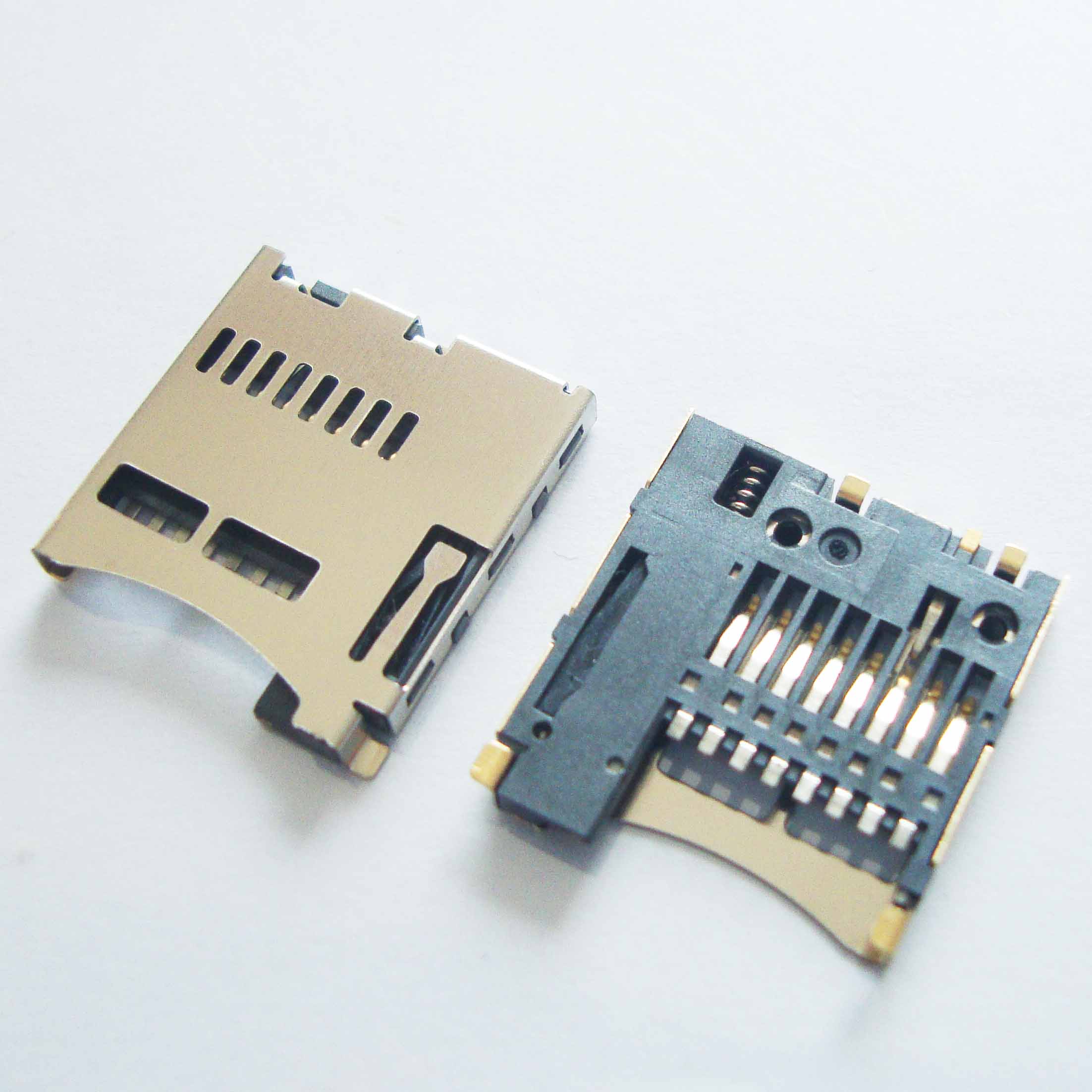 CMMSD661001 micro sd push push type replace to molex 473521001