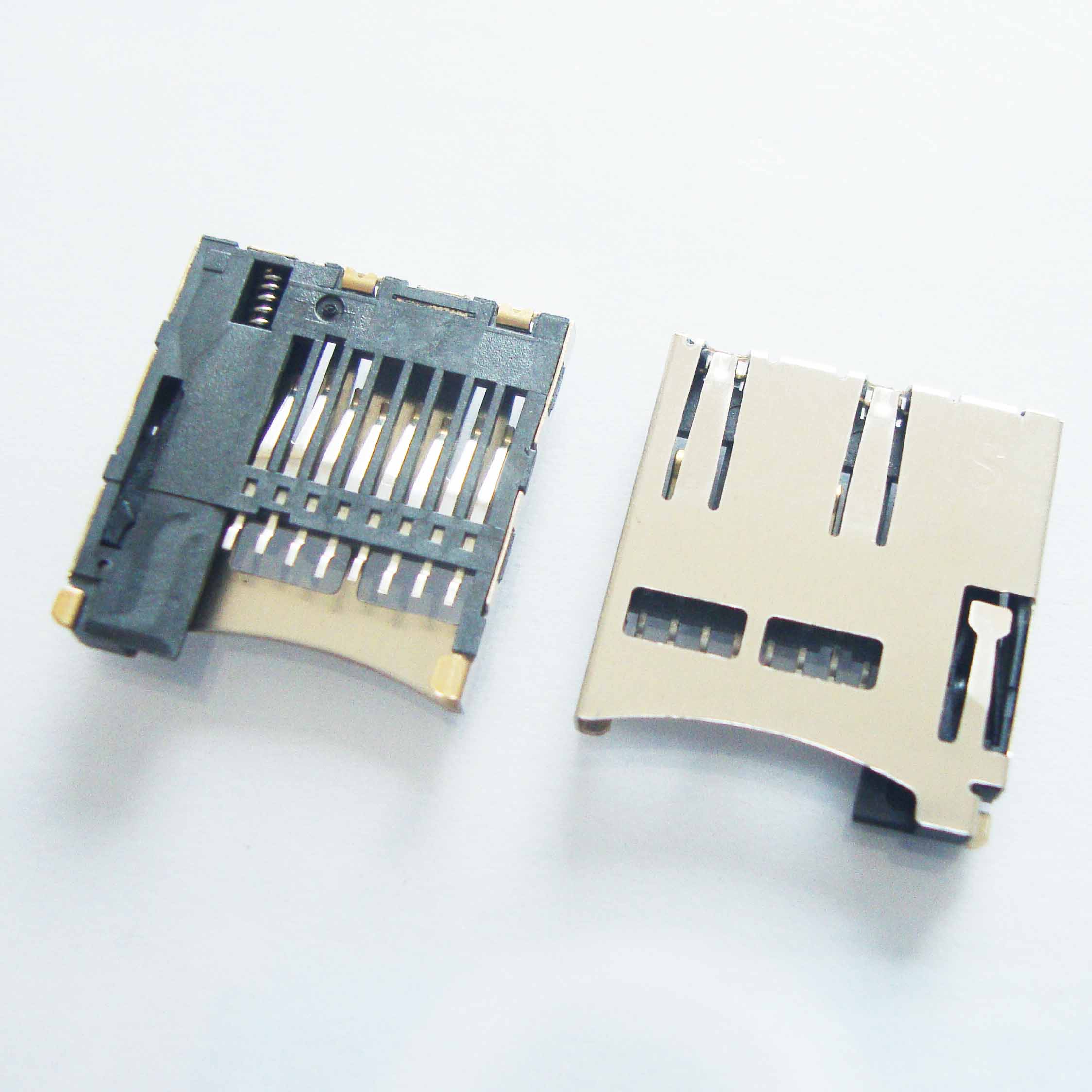 CMMSD661003 micro sd push push type with lock mechanism