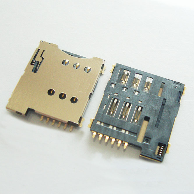 CMMSM661004 micro sim 3FF push push type 1.35 mm height