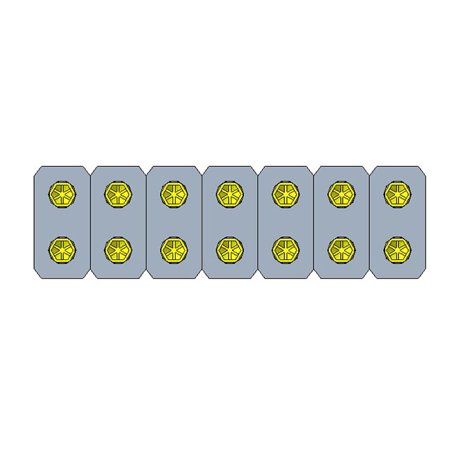 CMPHF141003 ic socket 14 pin 2 row 2x7 pin SMT type Clip contact