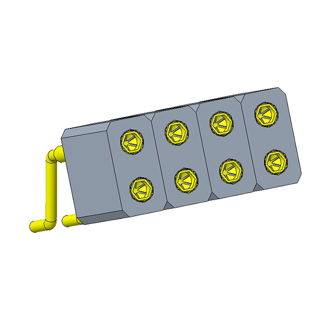 CMPHF081003 ic socket 8 pin 2 row 2x4 pin SMT type Clip contact