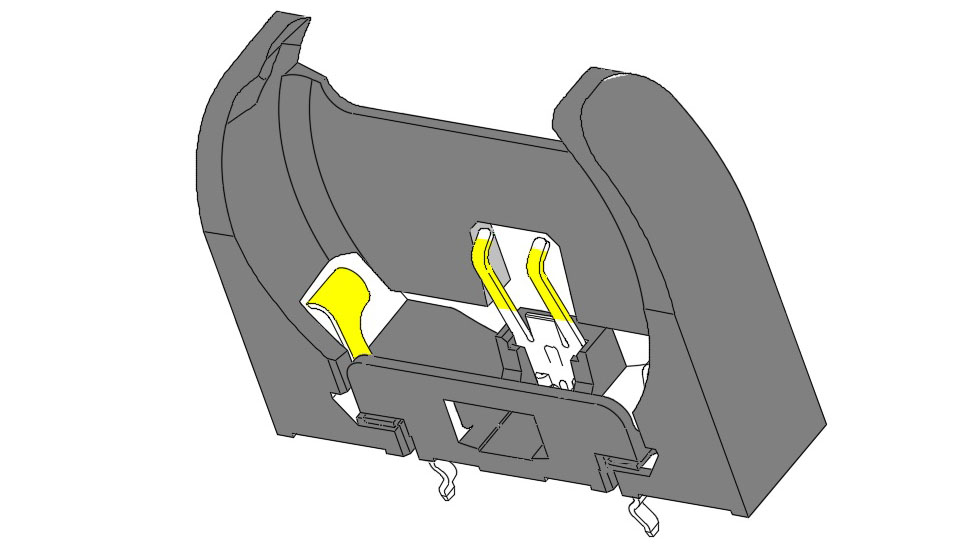 CMDCZ661012 Battery CR2032 holder which can replace TE 1775485-1 20240729